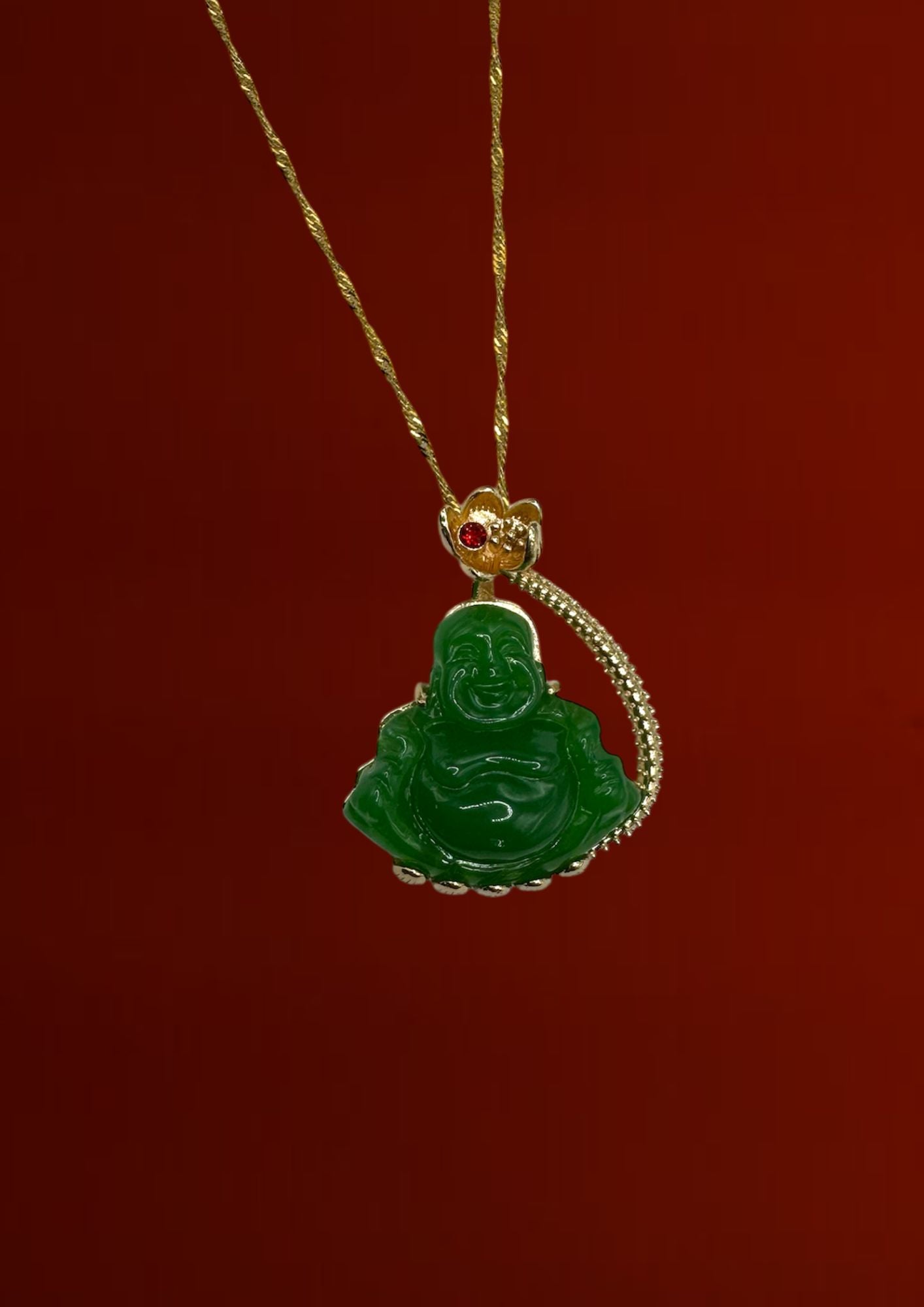 Laughing Buddha Necklace