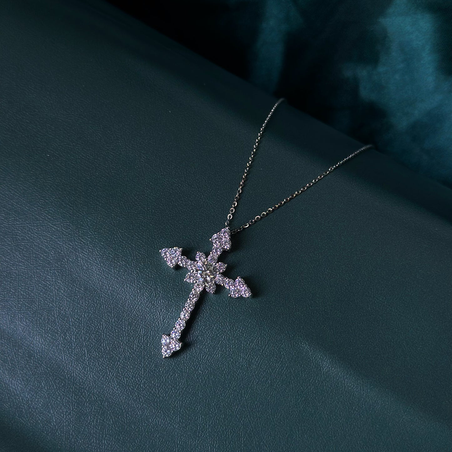 Moissanite Cross - Fine Jewelry