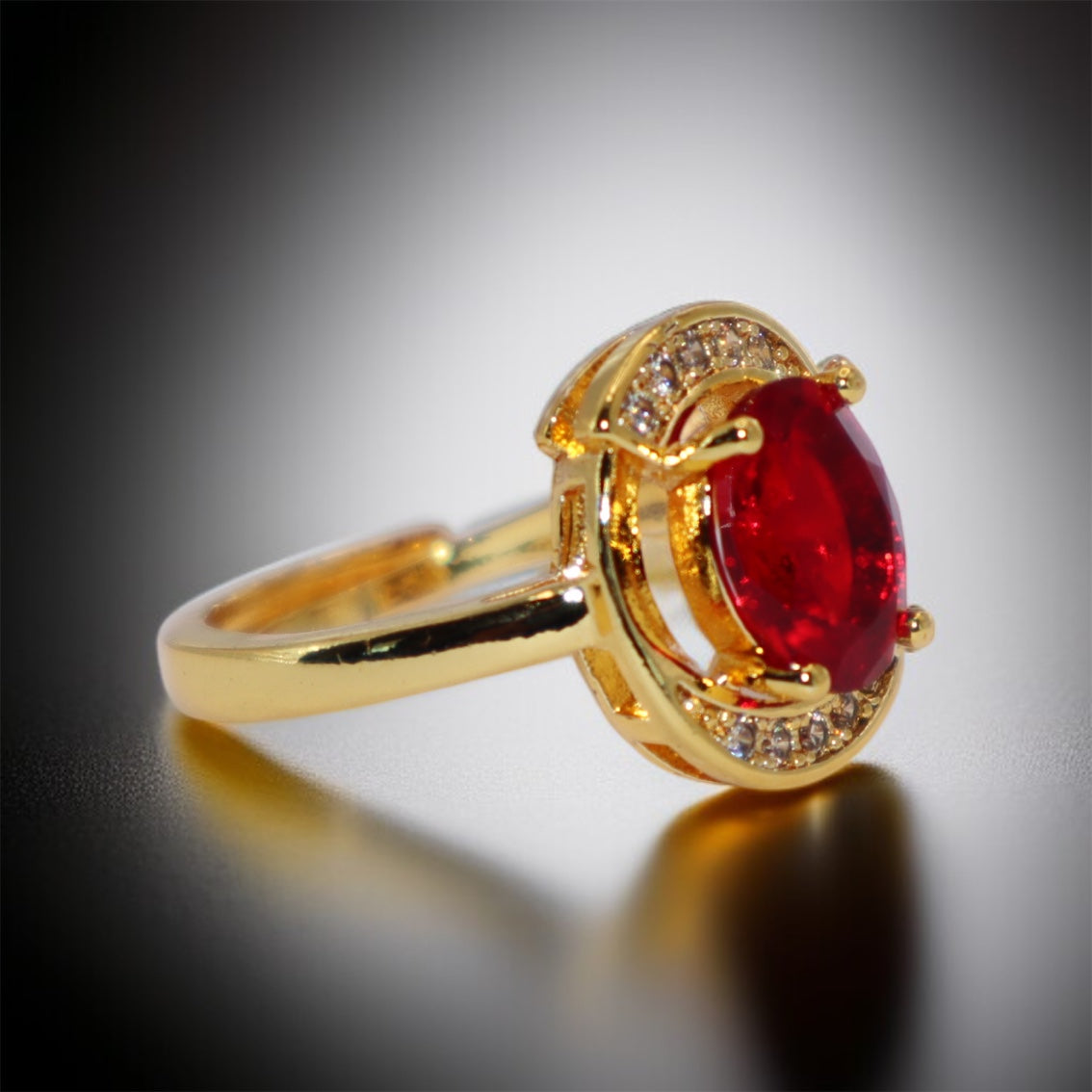 Yuwadi Ring 24KGF - Adjustable