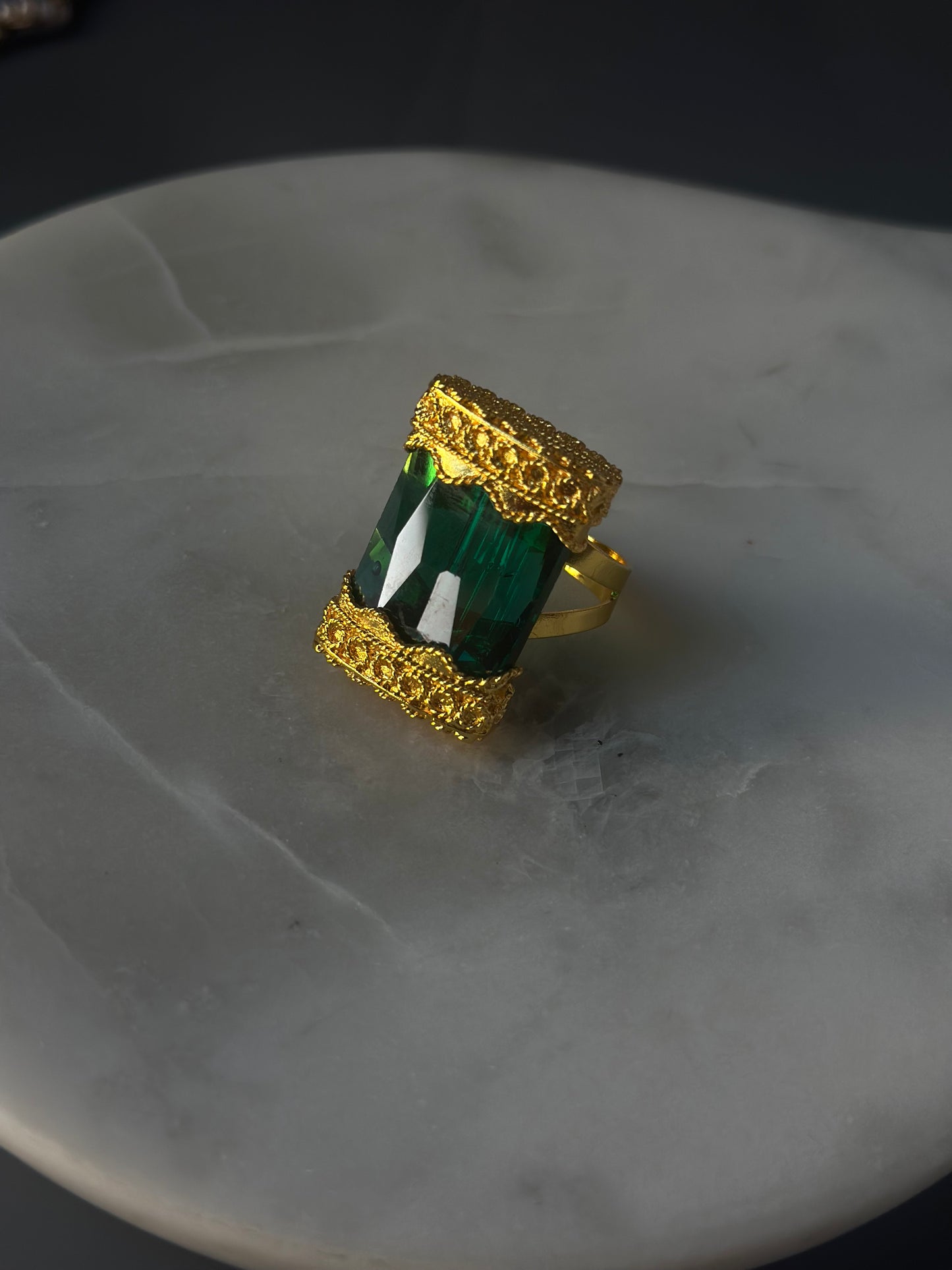 Tiana Ring 24KGP | Adjustable Band