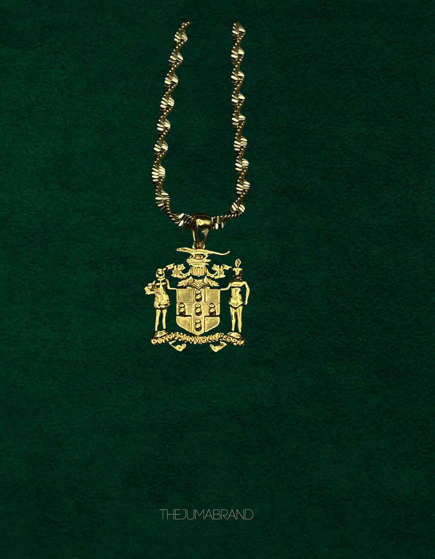 Jamaica Coat of Arms necklace