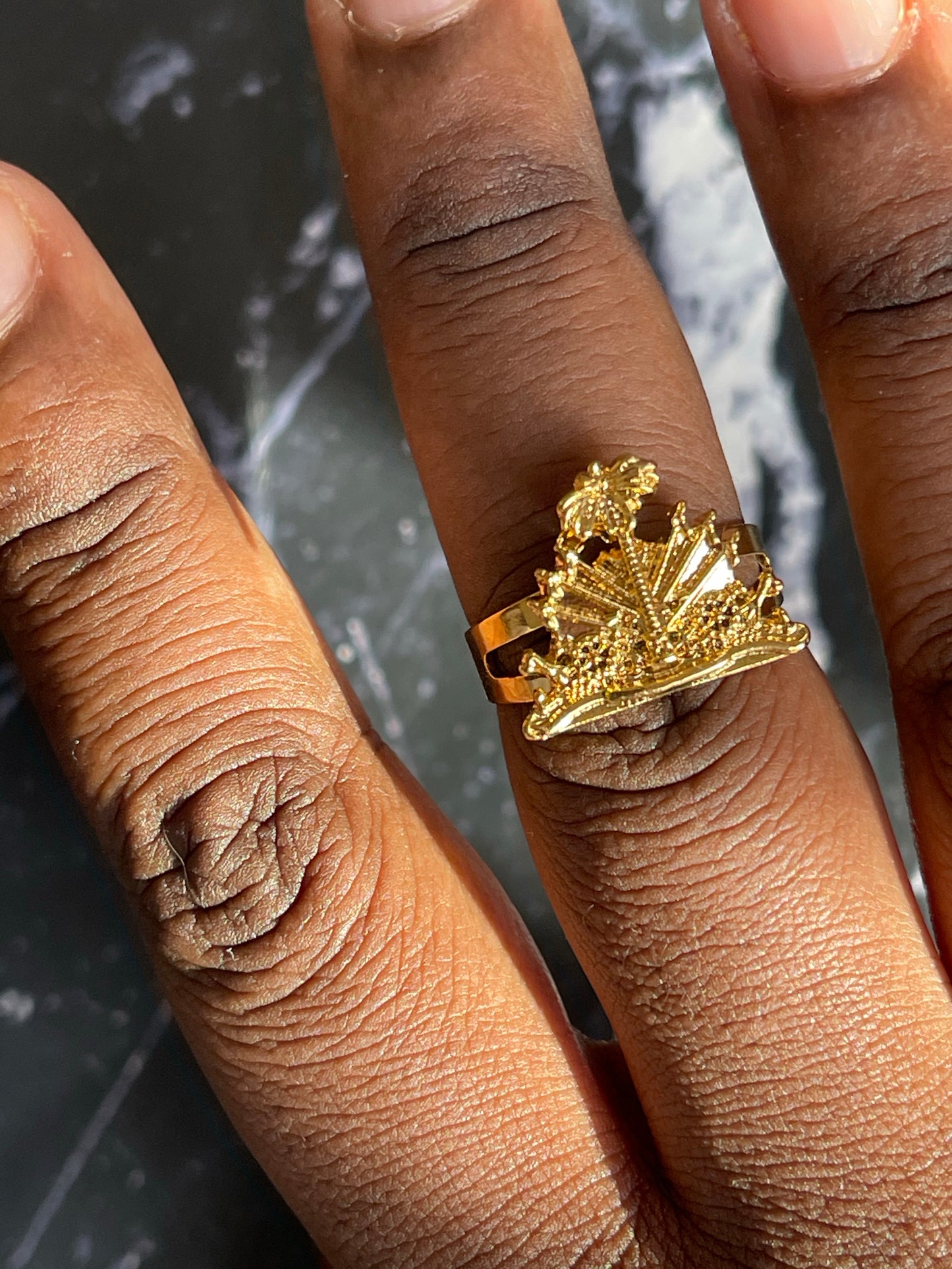 Haiti coat of arms Ring