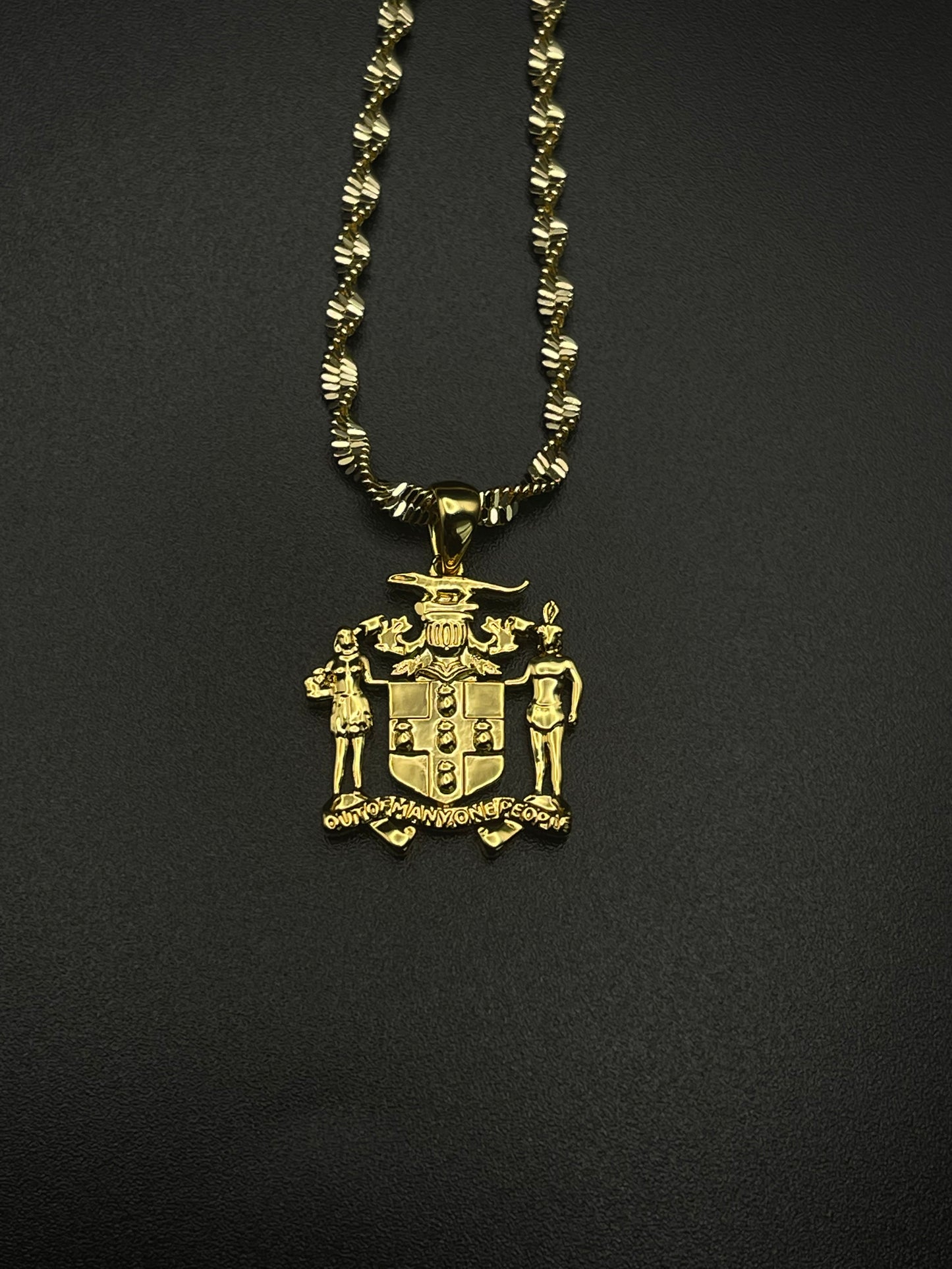 Jamaica Coat of Arms necklace