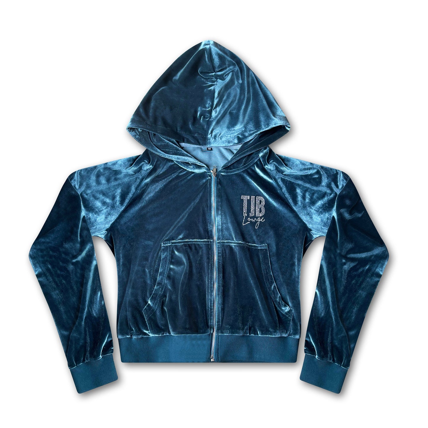 TJB Diamonte Velvet Heart set - OCEAN BLUE (FULL SET)