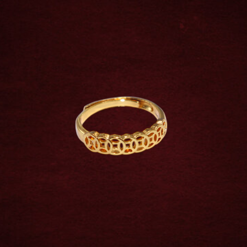 Shanghai Ring 24KGF - Adjustable