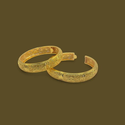 Jamila Bangle (24KT Solid GF)