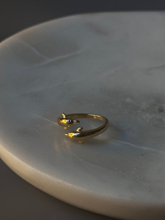 1997 Dolphin Ring 24KGP