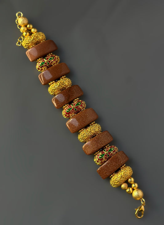 Zanzi Bracelet 24KGP