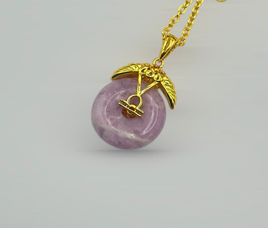 Libra Jade Necklace 24KGF