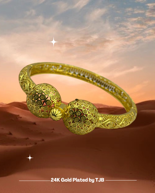 Oasis Bangle 24KGP