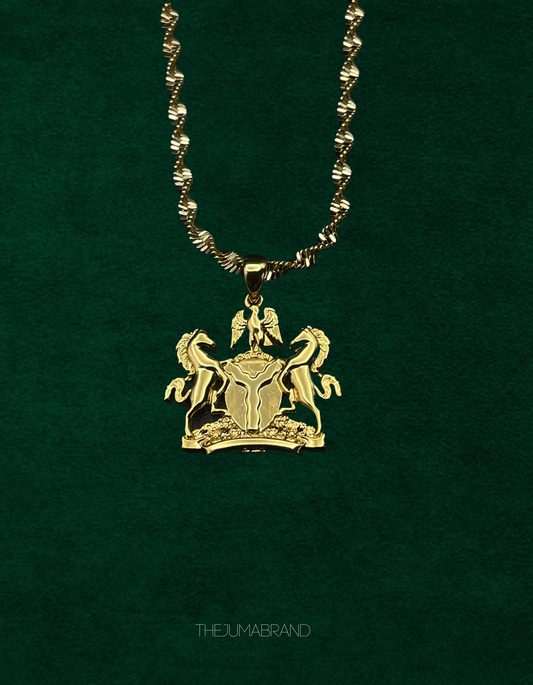 Nigerian Coat Of Arms necklace
