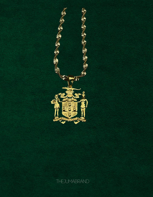 PRE-ORDER: Jamaica Coat of Arms necklace