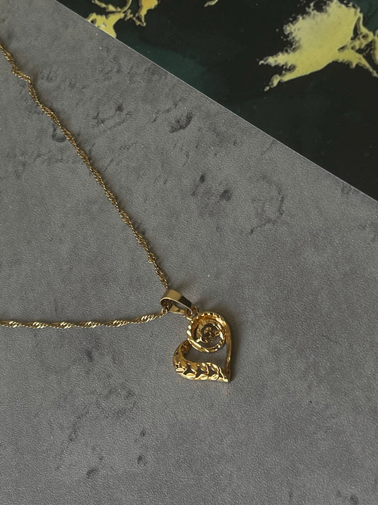 Vintage heart necklace