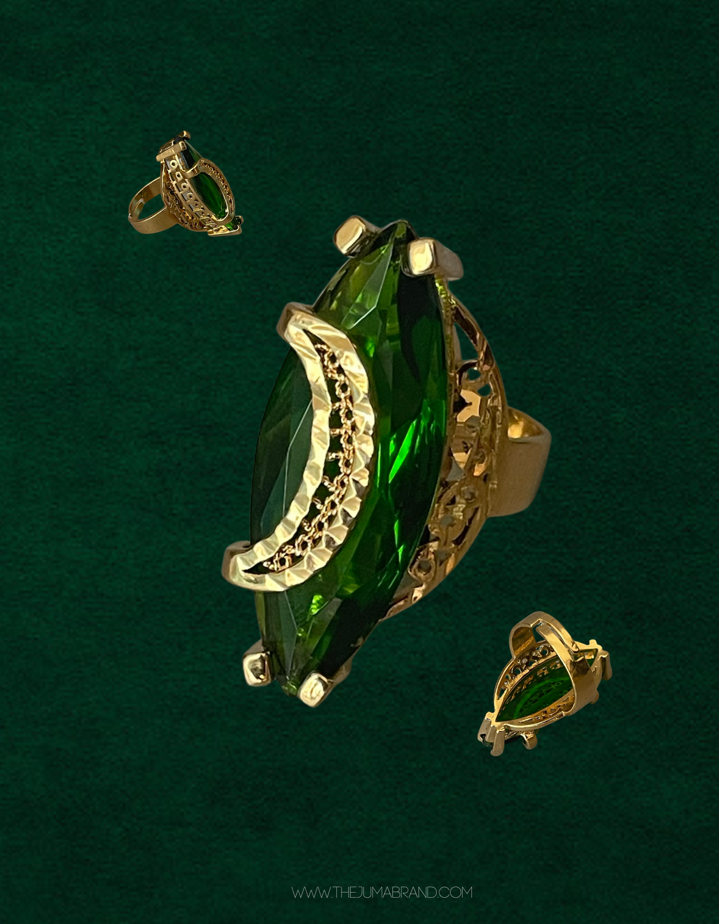 Moon Emerald ring
